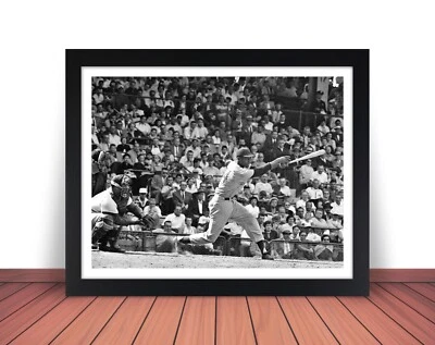 Framed ERNIE BANKS Photo Picture CHICAGO CUBS Baseball - 8x10 or 11x14 (W5) - Image 1 of 4