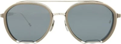 Auténticas gafas de sol THOM BROWNE TBS810-56-02 grises-plateadas-grises - 56 mm (58-8) Foto 1 de 4