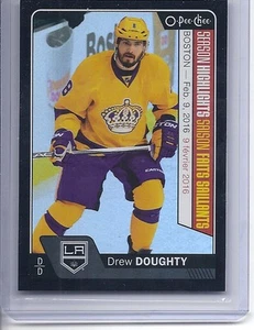 16-17 2016-17 O-PEE-CHEE DREW DOUGHTY BLACK RAINBOW /100 608 LOS ANGELES KINGS - Picture 1 of 1