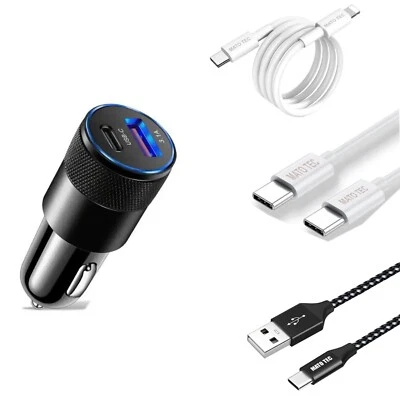 Zigarettenanzünder USB Ladegerät Ladeadapter KFZ Auto USB Steckdose Handy 2 Port - Bild 1 von 2