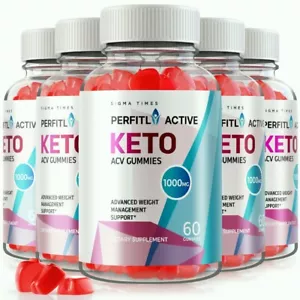 (5 Pack) Perfitly Active Keto ACV Gummies to Support Weight loss & Energy Levels - Picture 1 of 8