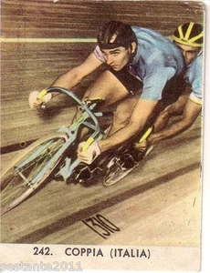 FIGURINA ANNI 60 CICLISMO CYCLING CYCLISME COPPIA (ITALIA) OTTIMA, B114 - Bild 1 von 1