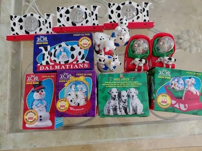 Vtg 13 DISNEY 101 Dalmations McDonalds Ornaments Christmas Decoration 1996 5 New - Image 1 of 4