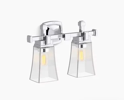 Kohler Riff 16 pulgadas Aplique de dos luces níquel pulido. 31756-SC02-SNL Foto 1 de 4