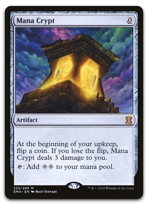 Mana Crypt #225 (NM) Eternal Masters EMA Magic MTG - Image 1 of 2