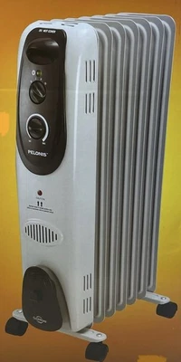 Calentador radiador eléctrico lleno de aceite Pelonis para toda la habitación Foto 1 de 4