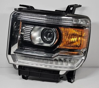 MINT! 2016 2017 2018 2019 GMC Sierra 2500 3500 Left Driver Headlight HID LED OEM - Image 1 of 4