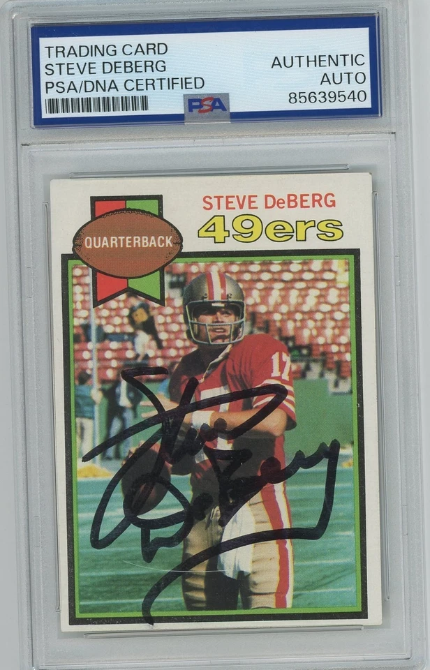 Steve DeBerg 1979 Topps RC Rookie 49ers PSA/DNA firmado autografiado Foto 1 de 1