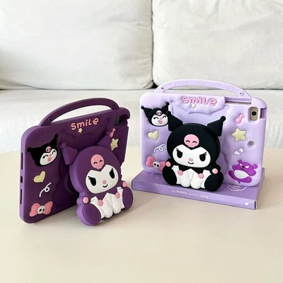 Kuromi Kid Stand Case Cover For iPad 11th A16 10th 10.9" 9 8 mini 7 6 Air Pro 11 - Image 1 of 4