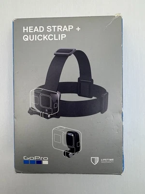 GoPro Head Strap Quickclip for All GoPro Hero Cameras, MAX New in open box - Image 1 of 3