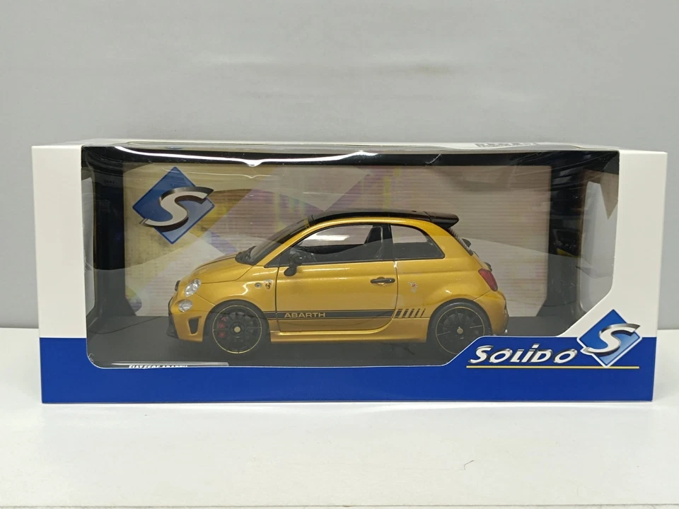 Fiat 500 F595 Abarth Gold Works Yellow 2024 Solido 1:18 Nuovo S1811306 - Immagine 1 di 1