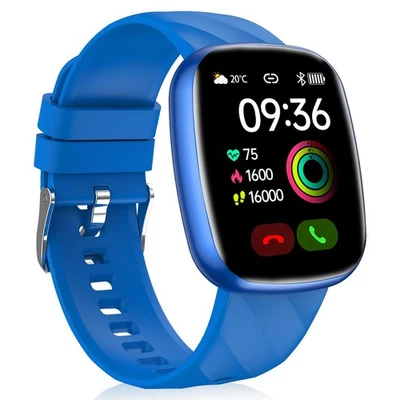 Smartwatch Kinder 175" Fitness Uhr Schrittzähler IP68 Wasserdicht 100+ Sportm... - Bild 1 von 4