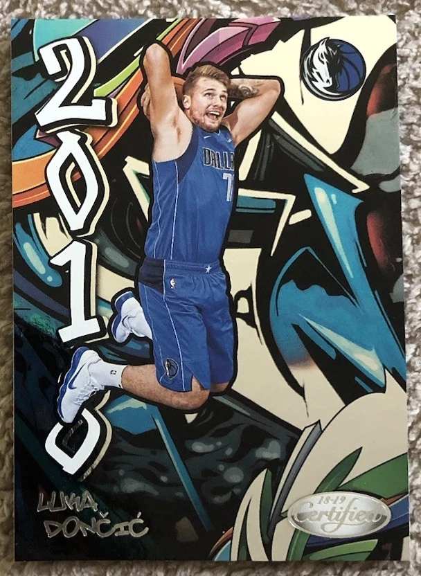 LUKA DONCIC 2018-19 Panini Certified RC Rookie Graffiti  18-26 SP Mavericks - Image 1 of 4