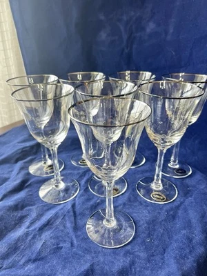 Lenox Maywood 8 copas de agua borde platino la mayoría con pegatinas impresionantes Foto 1 de 4