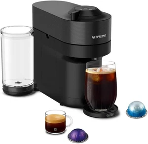 Nespresso Kaffee- und Espressomaschine Single Serve Pod Brewer Vertuo Pop - Schwarz - Bild 1 von 12