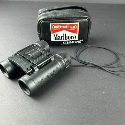 Vintage Marlboro Simmons Binoculars With Case SCL Model 1156 8×21 - Image 1 of 4