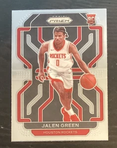 2021-22 Panini Prizm JALEN GREEN Rookie Card RC #306 Rockets - Picture 1 of 2
