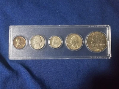 1957 us mint uncirculated coin set - Image 1 of 2