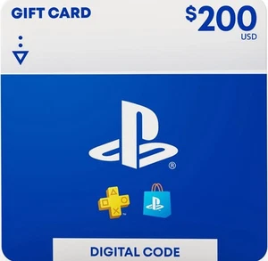 DIGITAL PlayStation Network Card $200 USD PSN Key UNITED STATES - QUICK DELIVERY - Picture 1 of 1