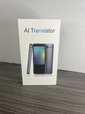 AI Smart Translator Device | 2.4G WiFi, Bluetooth, Touchscreen | New (Open Box) - Image 1 of 3