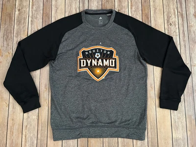 Sudadera de fútbol Houston Dynamo Adidas Climawarm MLS para hombre talla mediana” Foto 1 de 4