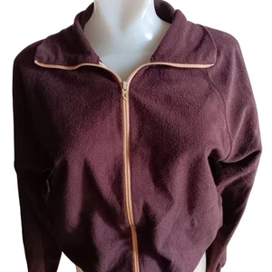 Giacca da pista donna vintage anni 70 Jogger King marrone velluto zip - Foto 1 di 5