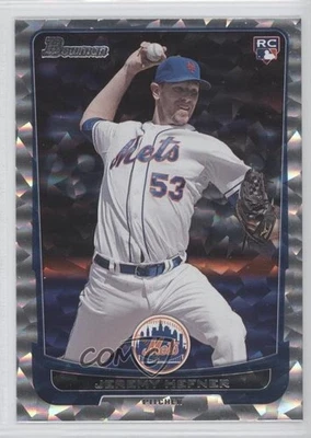 2012 Bowman Draft Silver Ice Jeremy Hefner #42 Rookie RC - Image 1 of 2