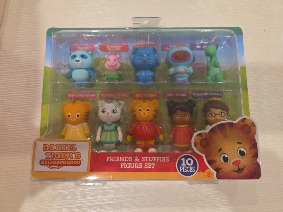 Эксклюзивный набор фигурок Daniel Tiger's Neighborhood - Friends & Stuffies 10 шт. - Изображение 1 из 1