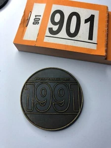 Lot of SIX (6) 1991-1998 Porsche Christophorus Calendar Coin Collection Original - Picture 1 of 11