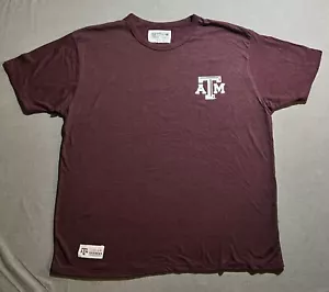 Texas A&M Gig Em Aggies Shirt Men’s XXL Red Logo Short Sleeve New. - Picture 1 of 10