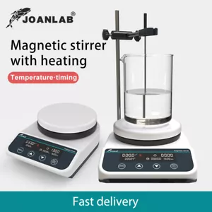 Mezclador de placa caliente de agitador magnético digital w / Timmer placa calefactora termostática de laboratorio - Imagen 1 de 7