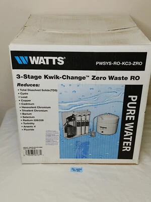 3-Stage Kwik-Change Zero Waste RO PWSYS-RO-KC3-ZRO 7100108 - Image 1 of 4