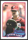 Steve Lake #65T 1989 Topps Traded Philadelphia Phillies