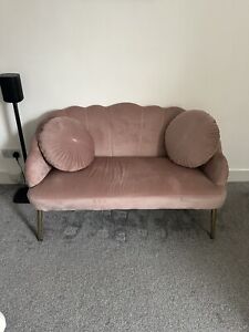 small 2 seater sofas used Pink / rose Colour