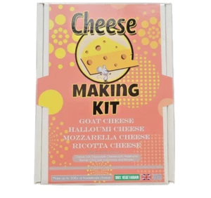 Cheese Making KIT DIY Makes 4 Different Cheeses Goat-Halloumi-Mozzarella-Ricotta - Picture 1 of 7