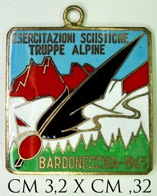 ALPINI BARDONECCHIA 1963 ESERCITAZIONI SCIISTICHE TRUPPE ALPINE DIST PROD. LABOR - Immagine 1 di 2