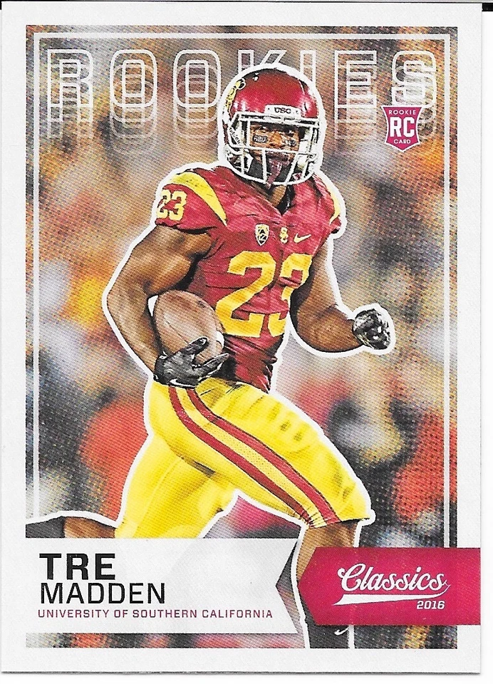 2016 Classics Rookie RC Tre Madden 283 Trojans - Image 1 of 1