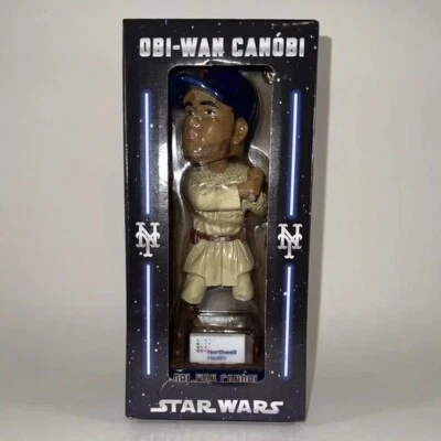 New York Mets Obi Wan Canobi Robinson Cano Star Wars Bobblehead Citi Field Foto 1 de 4