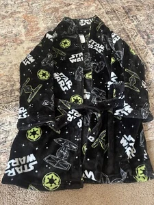 Star Wars Kids Graphic Licensed Robe Black Youth 6/7 - Picture 1 of 3