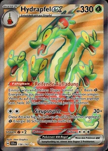 Pokemon Stellarkrone Hydrapfel ex Fullart 156/142 Near Mint deutsch - Picture 1 of 2