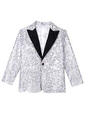 US Boys Blazer Jacket One Button Wedding Banquet Suit Coat Performance Costume