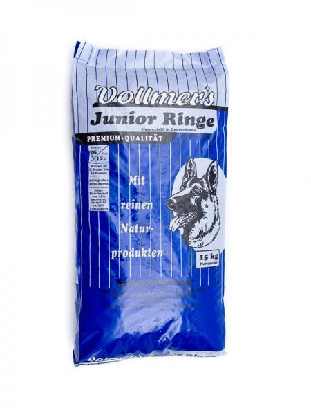 Vollmers Junior Ringe Hundefutter Trocken 15 kg