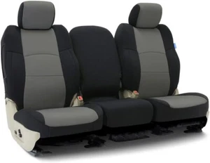 Fundas de asiento Coverking CENTER para Honda Pilot LX Touring 2019-2021 gris con negro - Imagen 1 de 2