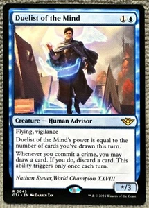 MTG Duelist of the Mind 45 Outlaws of Thunder Junction (OTJ) MTG  - Picture 1 of 2