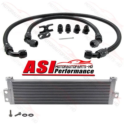 Oil Cooler+Line AN10 For BMW M3 M4 M2 S55 F80 F82 F83 F87 F8X 2015-2020 2017 - Image 1 of 4