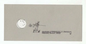 Disegno MARIANO FRACALOSSI Biglietto auguri BUON NATALE - 21x9 Quadro CHINA 2 - Picture 1 of 1