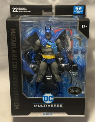 Figura de acción Batman (Batman: Año Dos) McFarlane Collector Edtn #34 7" PLATINO Foto 1 de 4