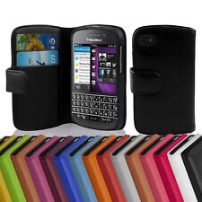 Case for Blackberry Q10 Protection Wallet Phone Cover Book Magnetic