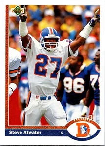 1991 Upper Deck - #144 Steve Atwater - Picture 1 of 2