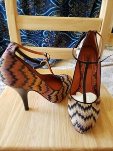 Missoni Amber Color Women PUMP HEEL 4INCH Shoe. SIZE 40/ 10US - Picture 1 of 12